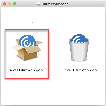 Install Citrix Workspace