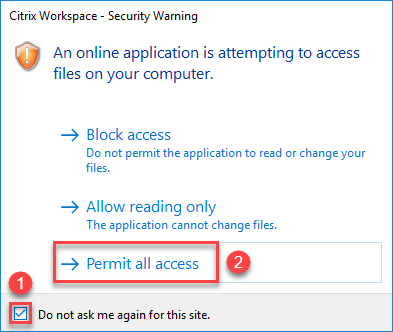 Windows Saving Permissions