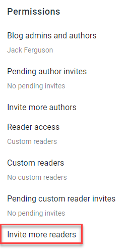 Invite More Readers