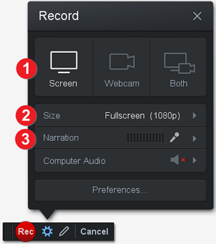 Screen Capture Settings