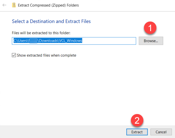 Extract Files Save