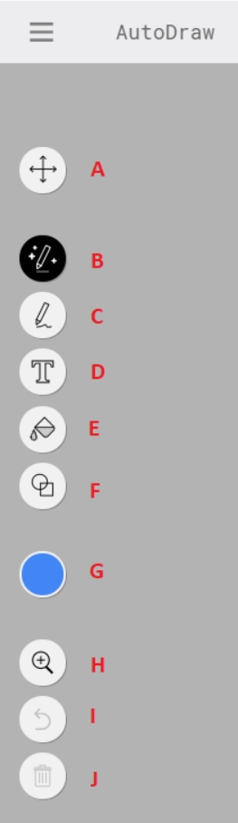 Autodraw Tools List