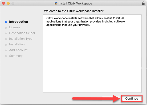 Mac citrix installer wizard