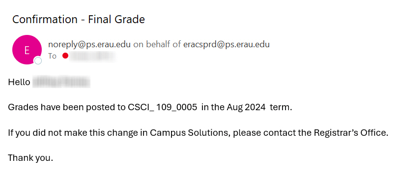 Posted canvas grades view