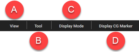 SIMNET Viewer Page Navigation Bar with lettered icons