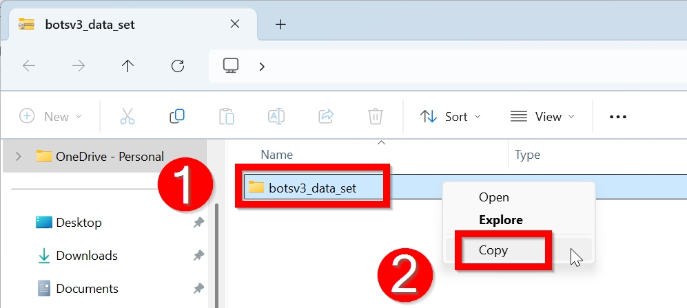 Splunk Apps folder create folder for data outlined arrowing to the data being extracted outlined