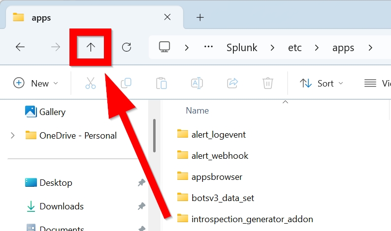 Right click on apps folder Open PoweShell window here outlined and arrowed to