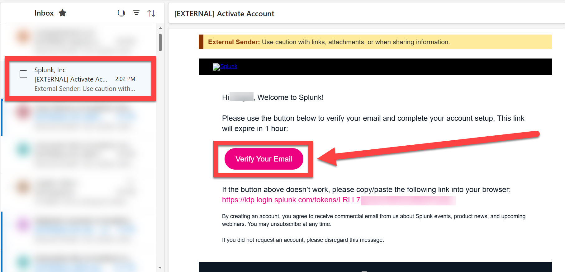 Splunk Enterprise Download Free 60-Day trial outlined with arrow for free splunk download