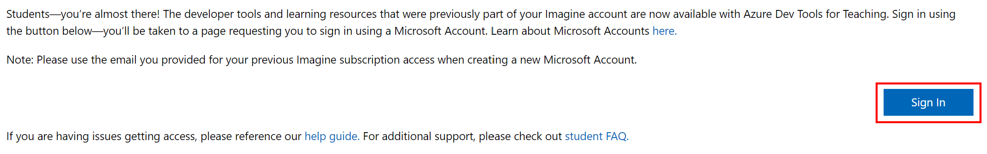 Microsoft Azure Sign In