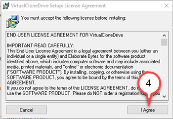 Accept the License Agreement