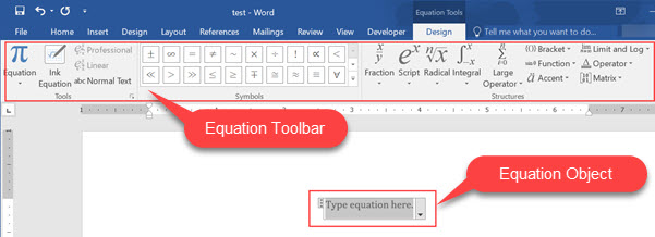 Equation Object