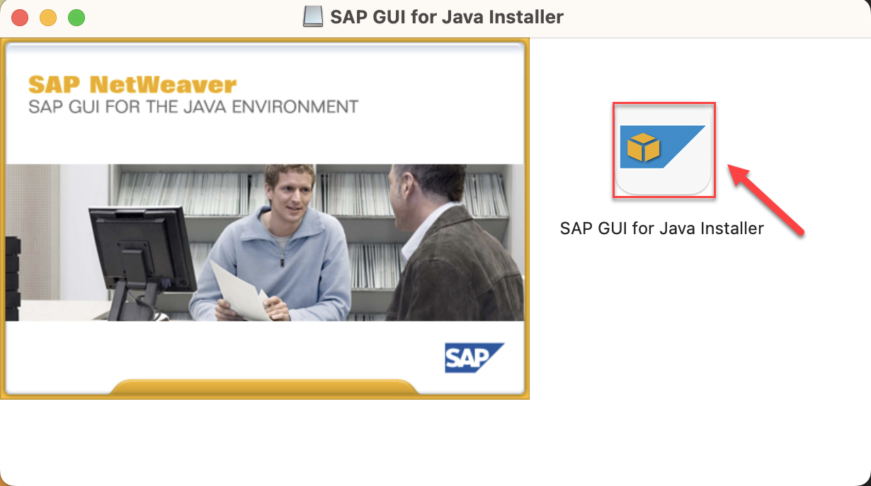 SAP GUI for Java installer for a Mac
