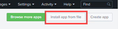 Install app from a file