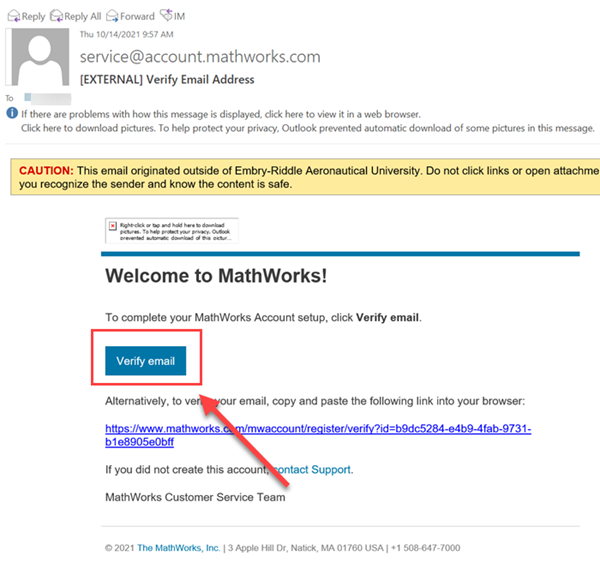 Example of Email