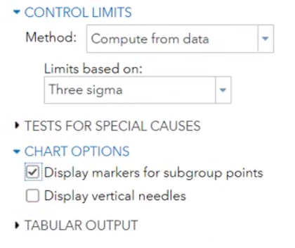 Chart Options