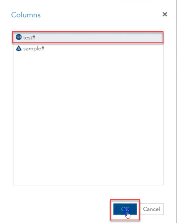 Select the subgroup variable