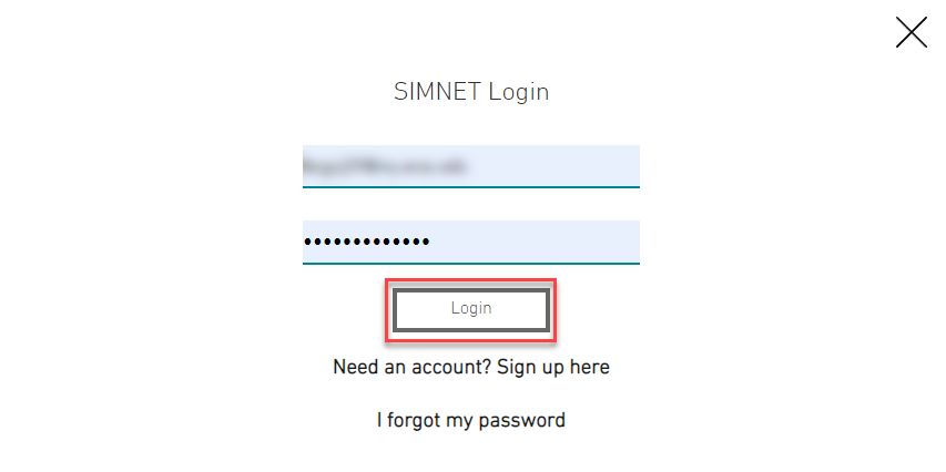 SIMNET Login